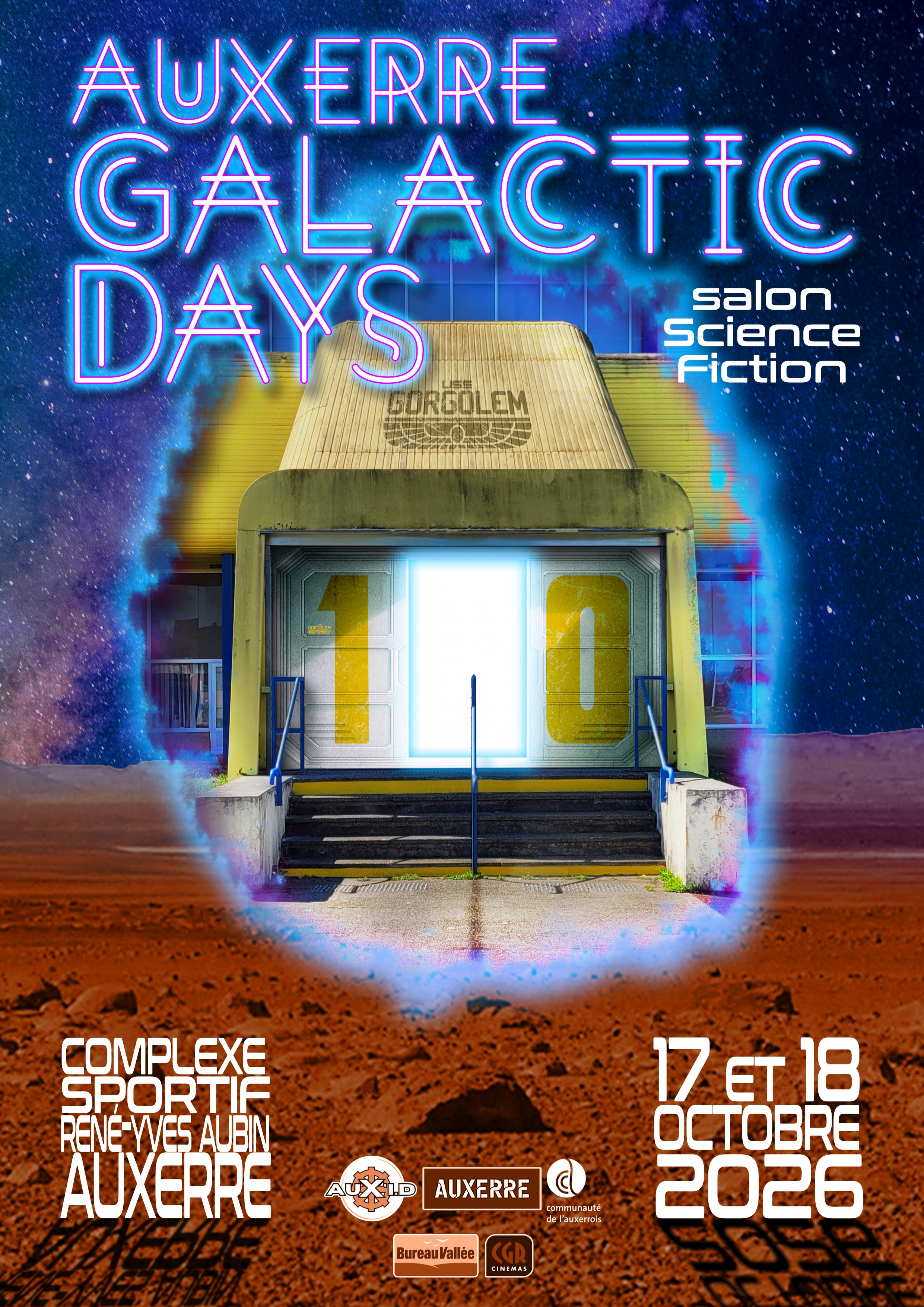 Affiche du salon Auxerre Galactic Days